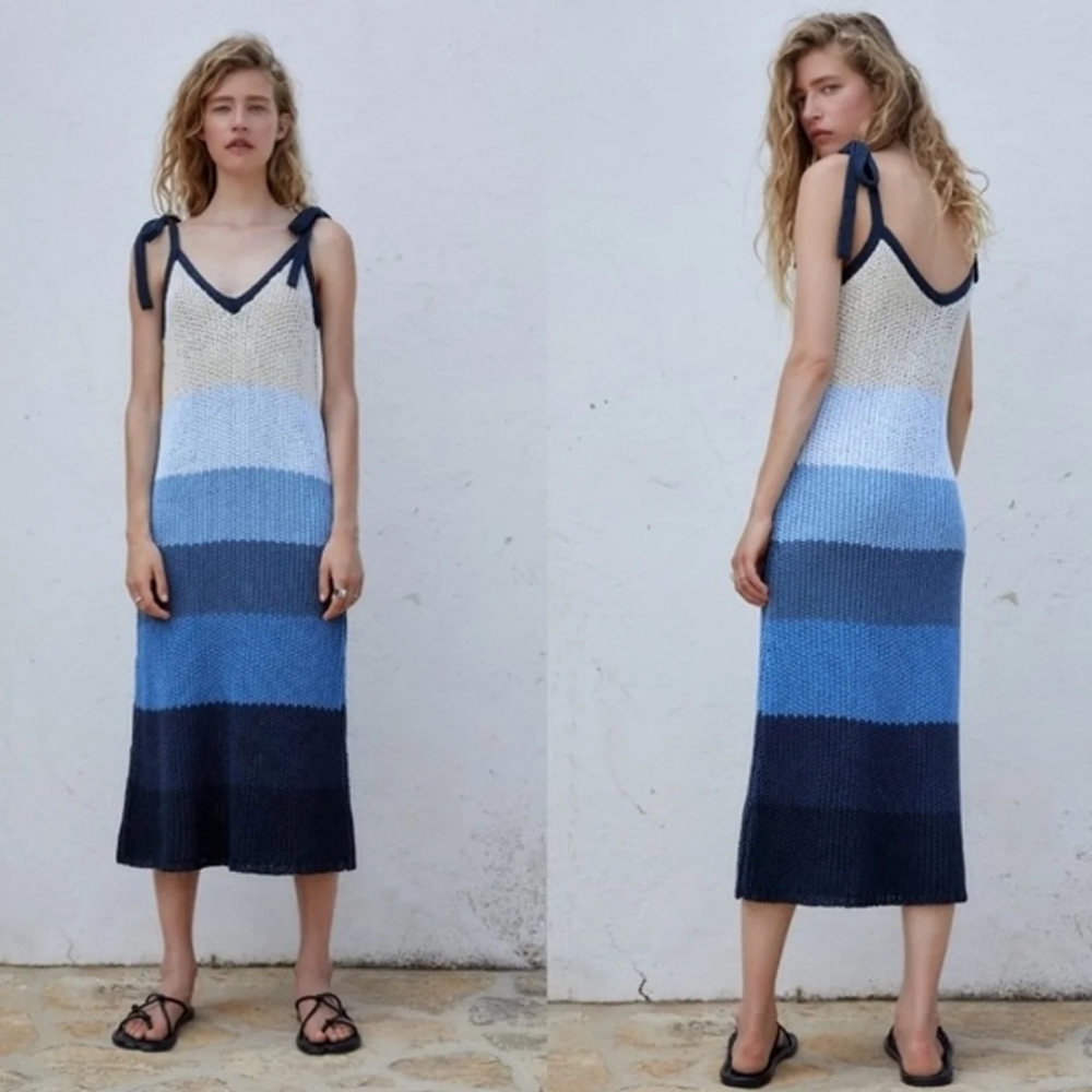 Nwt zara bloggers favorite knit dress